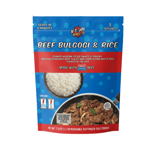 Beef Bulgogi & Rice (17.6 OZ) - K - town Bulgogi