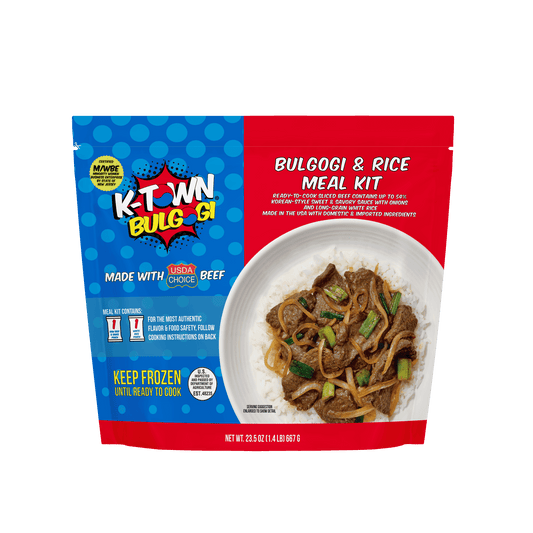 Beef Bulgogi & Rice Meal Kit (23.5 OZ) - K - town Bulgogi