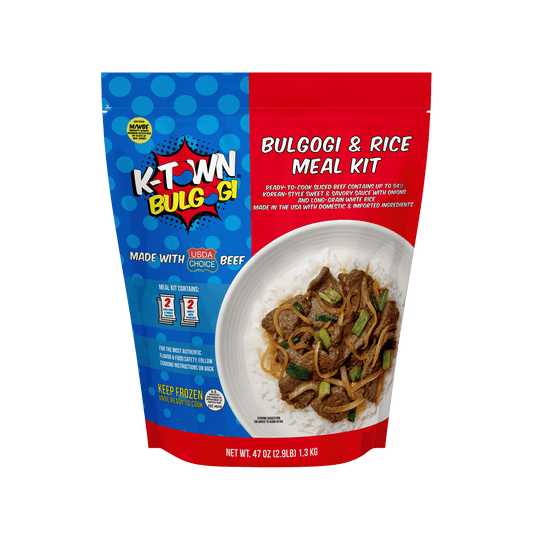 Beef Bulgogi & Rice Meal Kit (47 OZ) - K - town Bulgogi