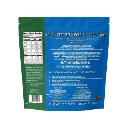 Certified Halal Beef Bulgogi (7 OZ) - K - town Bulgogi