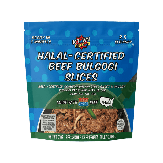 Certified Halal Beef Bulgogi (7 OZ) - K - town Bulgogi