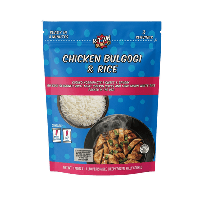 Chicken Bulgogi & Rice (17.6 oz) - K - town Bulgogi