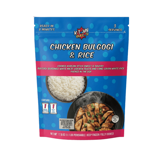 Chicken Bulgogi & Rice (17.6 oz) - K - town Bulgogi