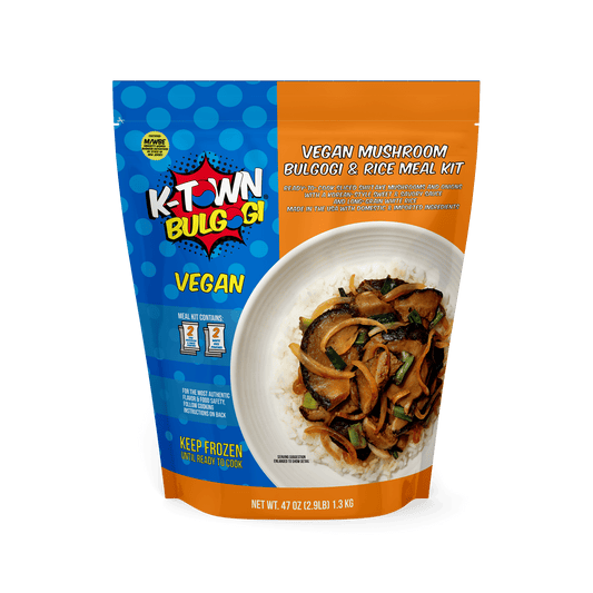 Vegan Mushroom Bulgogi & Rice Meal Kit (47 OZ) - K - town Bulgogi
